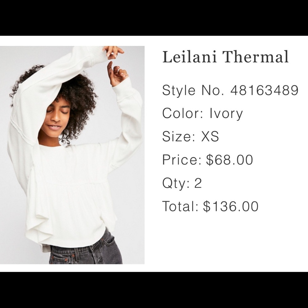 Free People Thermal Top